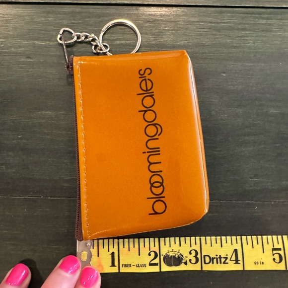 Bloomingdale’s Little Brown Bag Keychain Coin Purse - Picture 5 of 5
